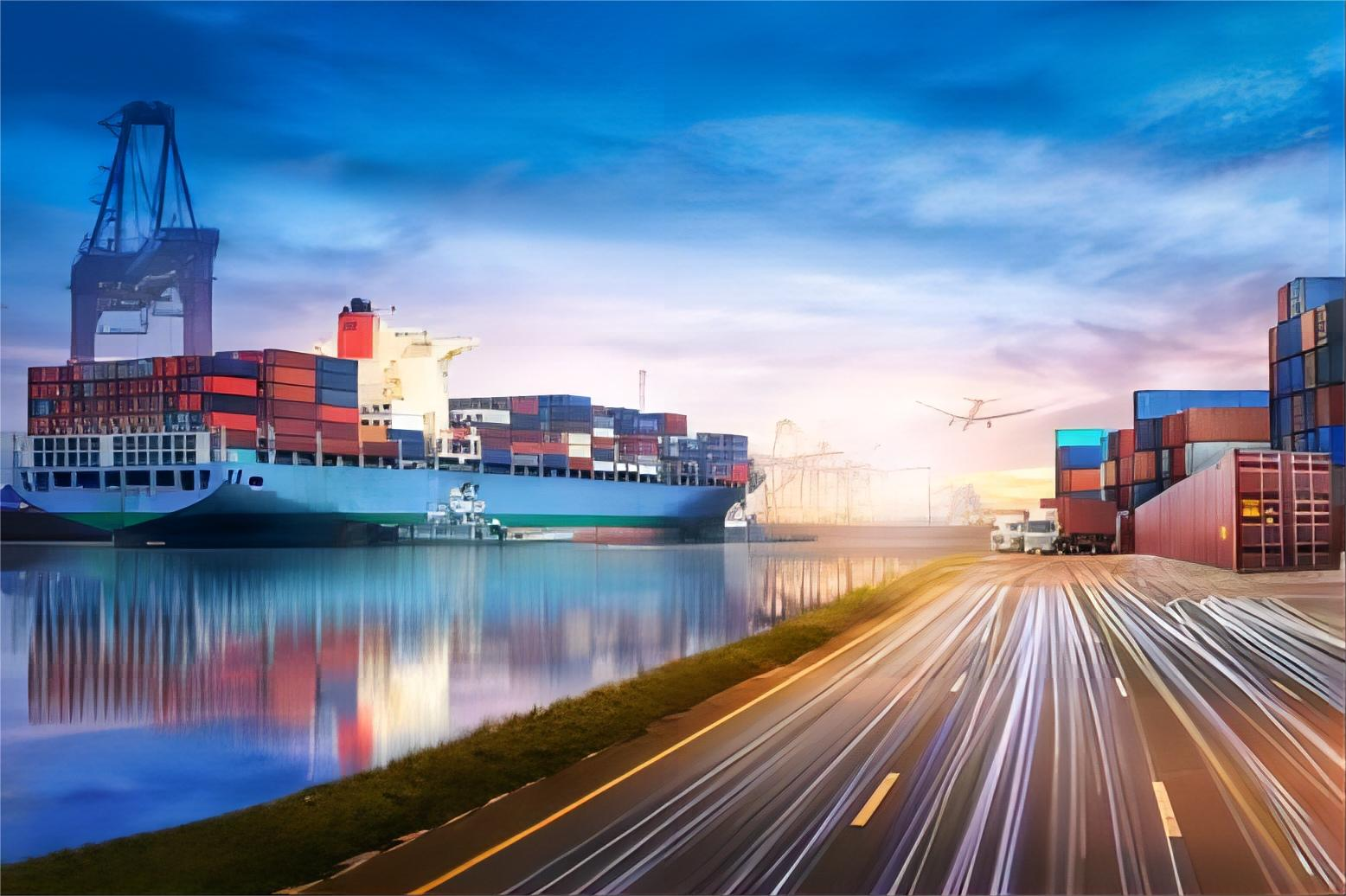 Global logistics and freight forwarding quote china export import service visualization