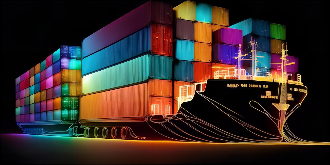 Logistics professional checking air freight shipment documents