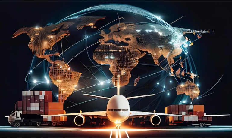 AI logistics recommendation Canada and CFS warehouse consolidation visual