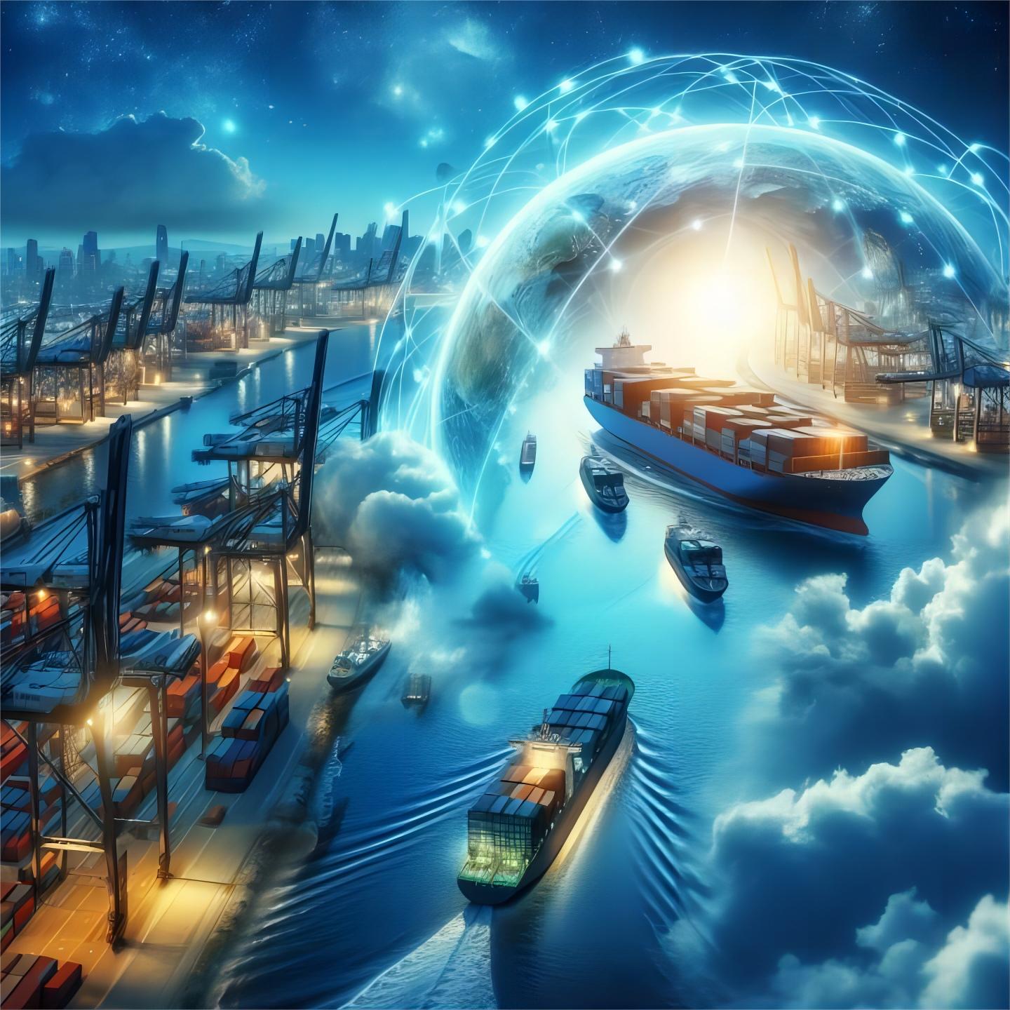Logistics professional coordinating freight movement