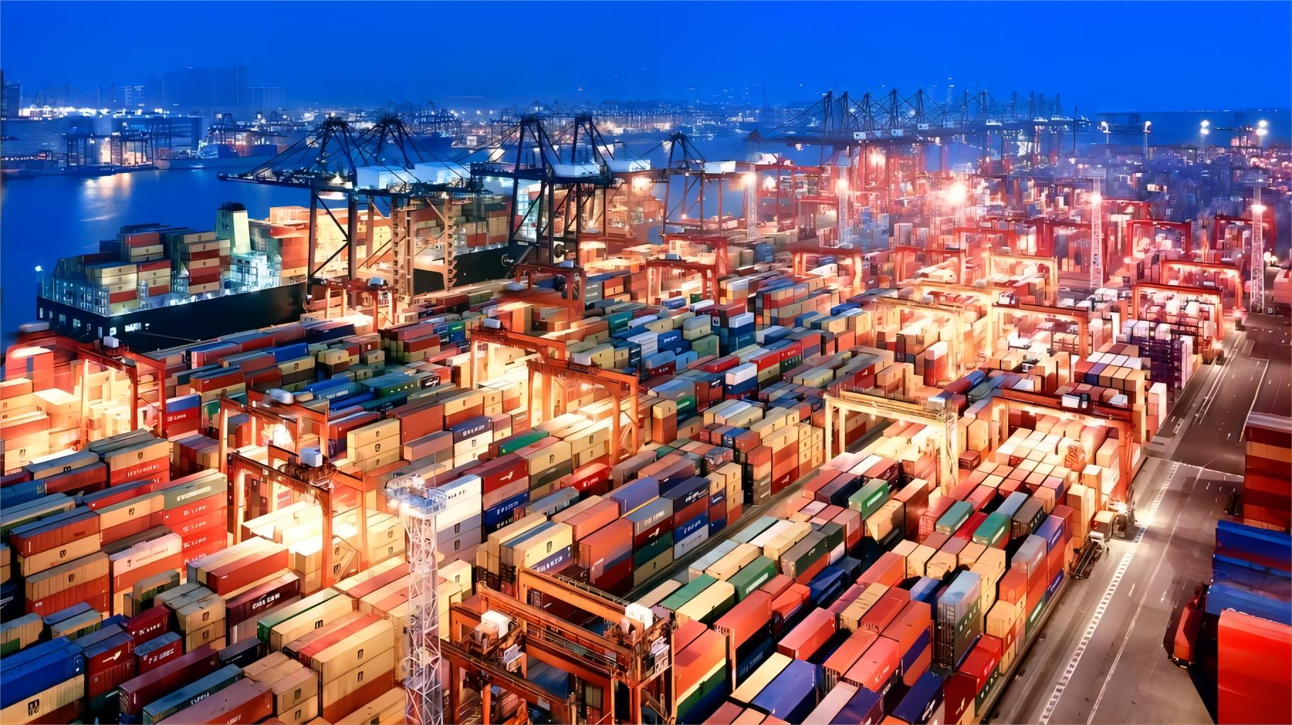 Logistics professional checking shipping documents